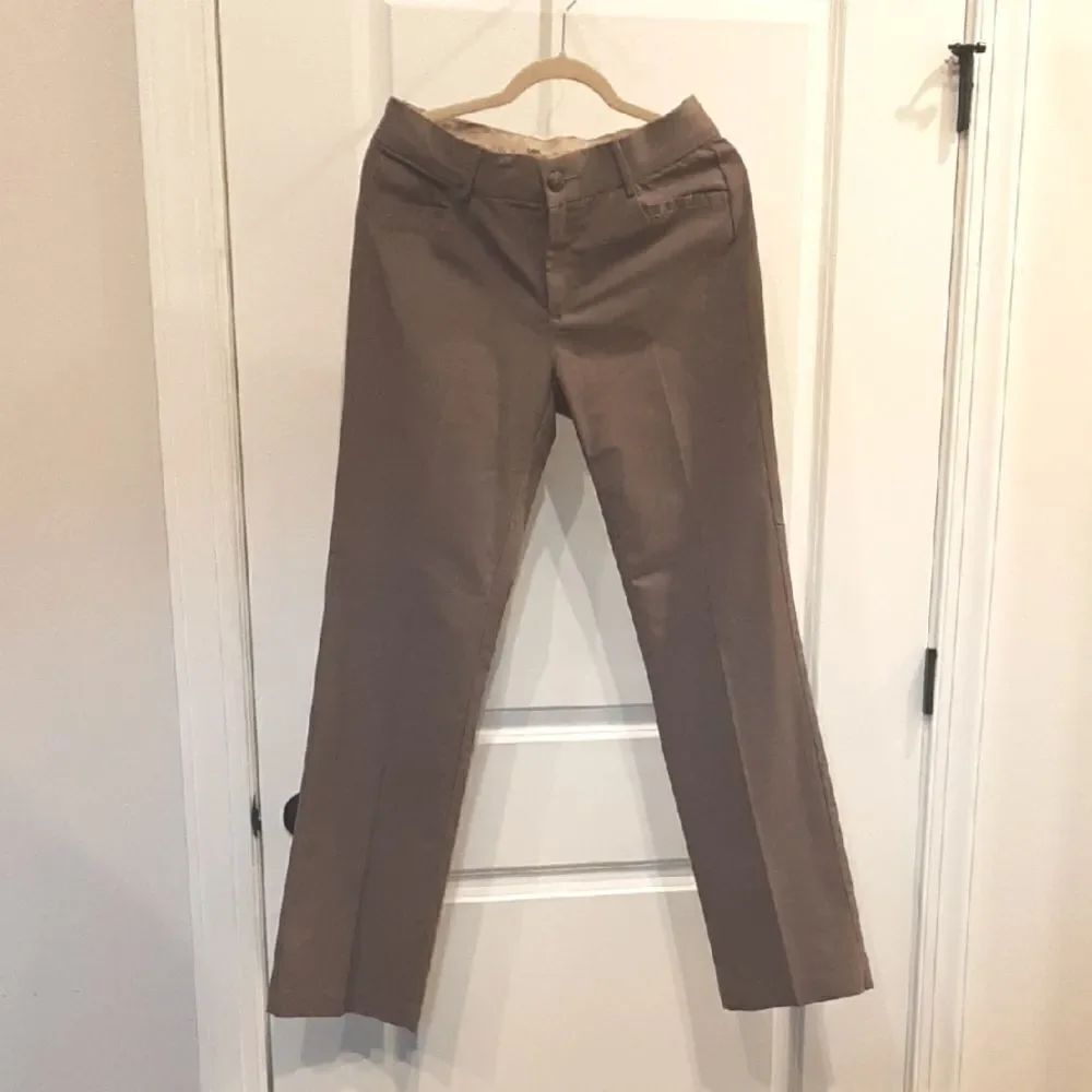Lee Platinum Label No Gap Waistband Tan Dress Pants